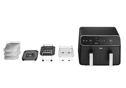 Beko Doppel Zone Heißluftfritteuse ExpertFry FRL5388B