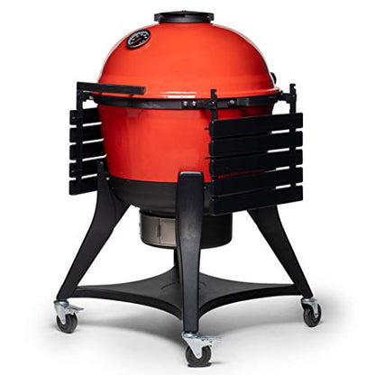 Wasserkocher Joe Charcoal Grill in Red mit Hinged Lid