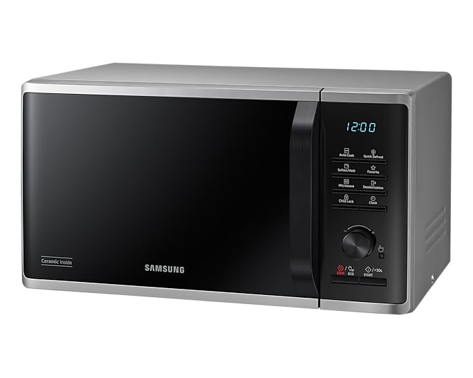 Samsung MS23B3515AS Comptoir Micro-onde Simple 23 L 1150 W Noir, Gris