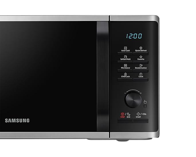 Samsung MS23B3515AS Comptoir Micro-onde Simple 23 L 1150 W Noir, Gris