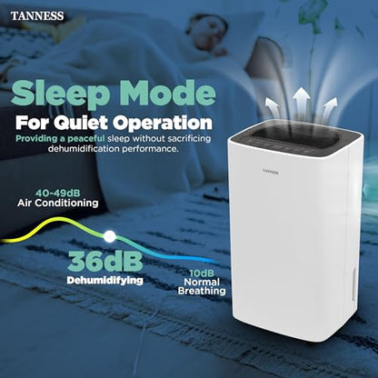 TANNESS 12 L Luftentfeuchter, Luftentfeuchter für Zuhause