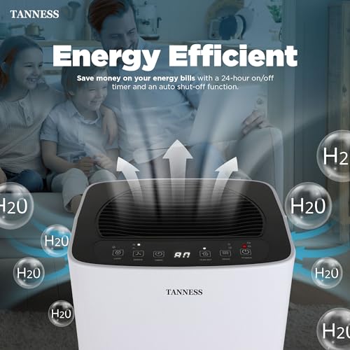 TANNESS 12 L Luftentfeuchter, Luftentfeuchter für Zuhause