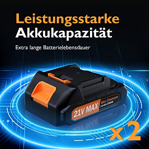 XIAZIR Mini Chainsaw 6 inch Cordless