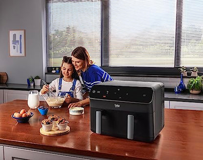 Beko Doppel Zone Heißluftfritteuse ExpertFry FRL5388B