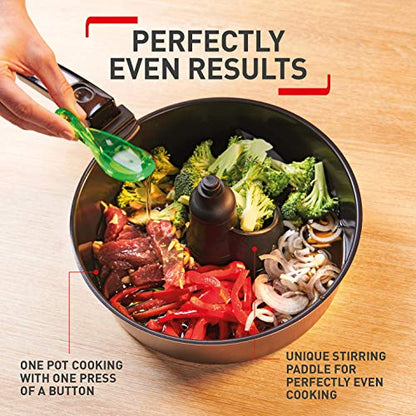 Tefal ActiFry Genius Health Heißluftfritteuse, Schwarz