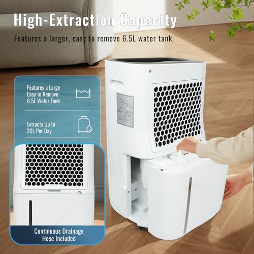 PureMate 20 L/Tag Mobil & Kompakt Luftentfeuchter