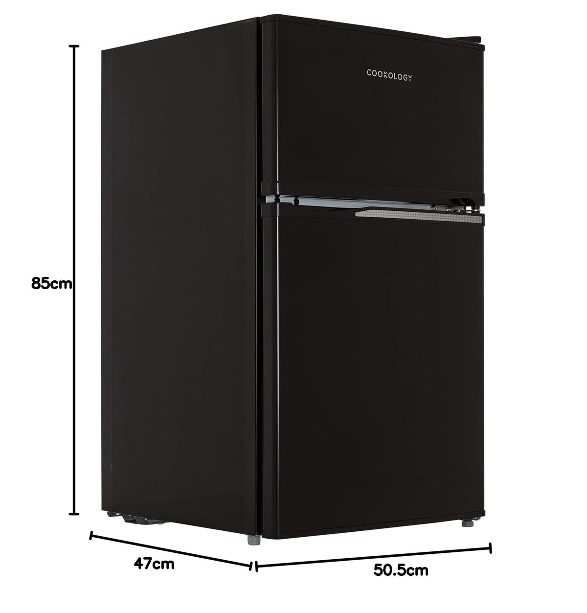 Cookology 47cm Freestanding Undercounter Small Fridge Freezer