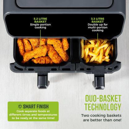 Tower Vortx 5.2L and 3.3L Eco Dual Drawer Air Fryer