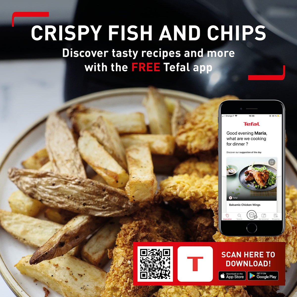 Tefal ActiFry Genius Heißluftfritteuse